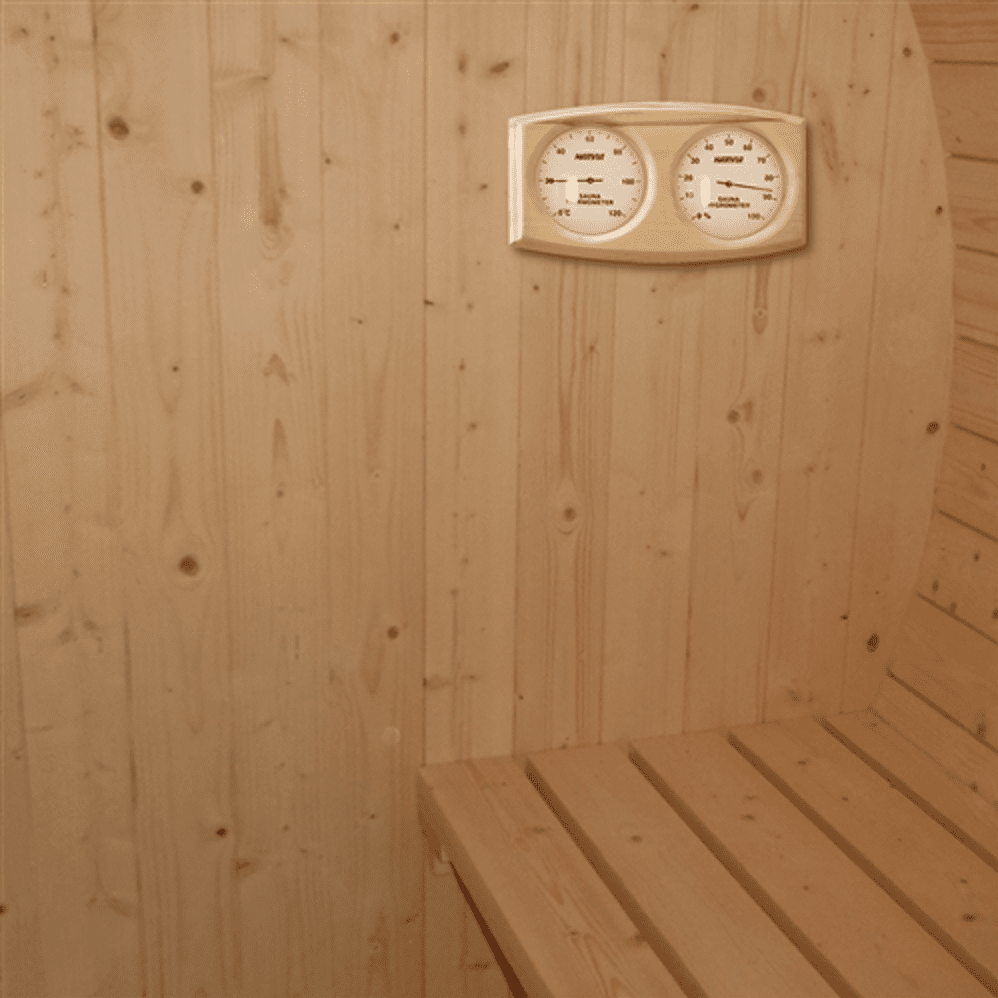 Aleko Barrel Indoor and Outdoor 5 Person Traditional Sauna 4.5KW - The Sauna World