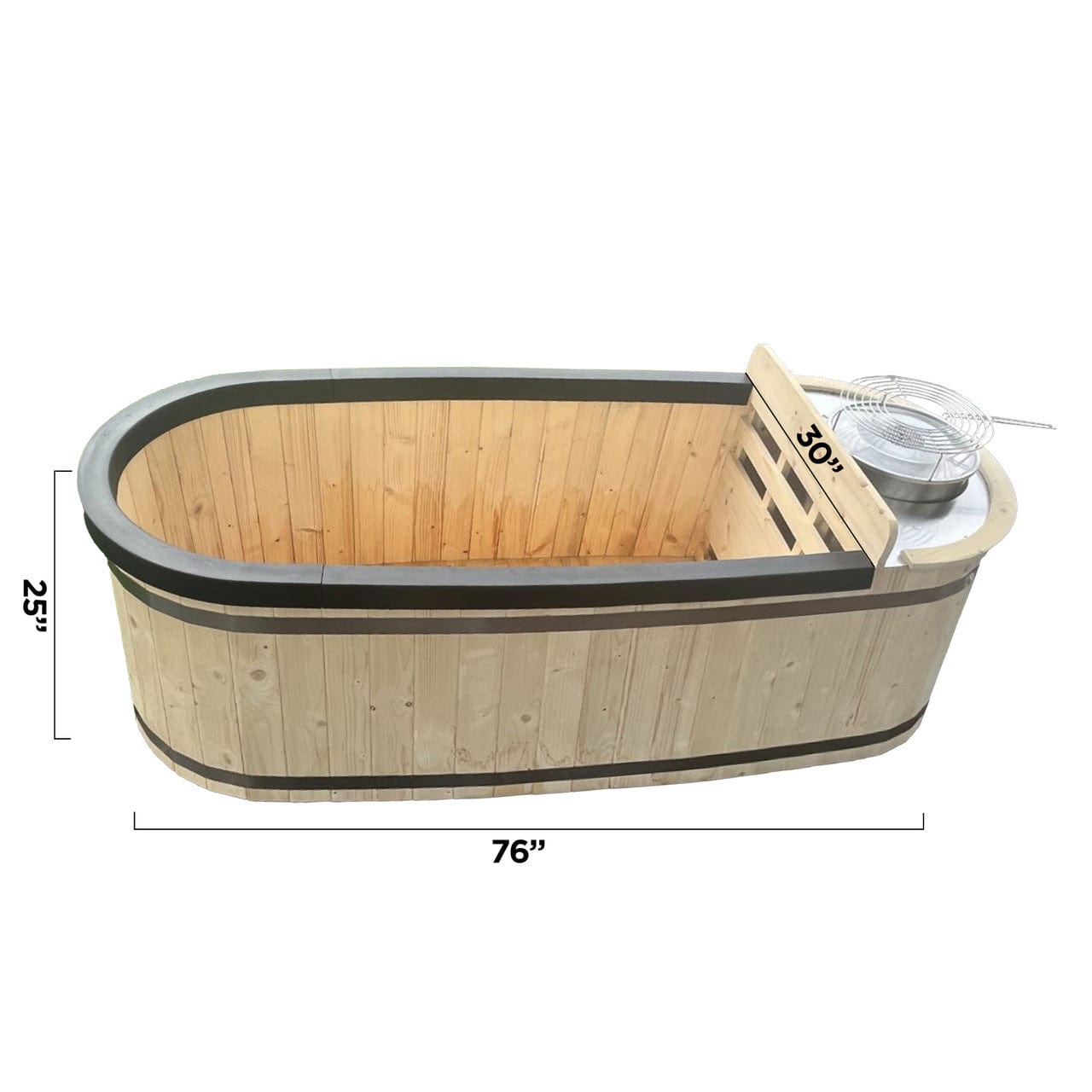 Aleko Natural Pine Hot Tub Hybrid - The Sauna World