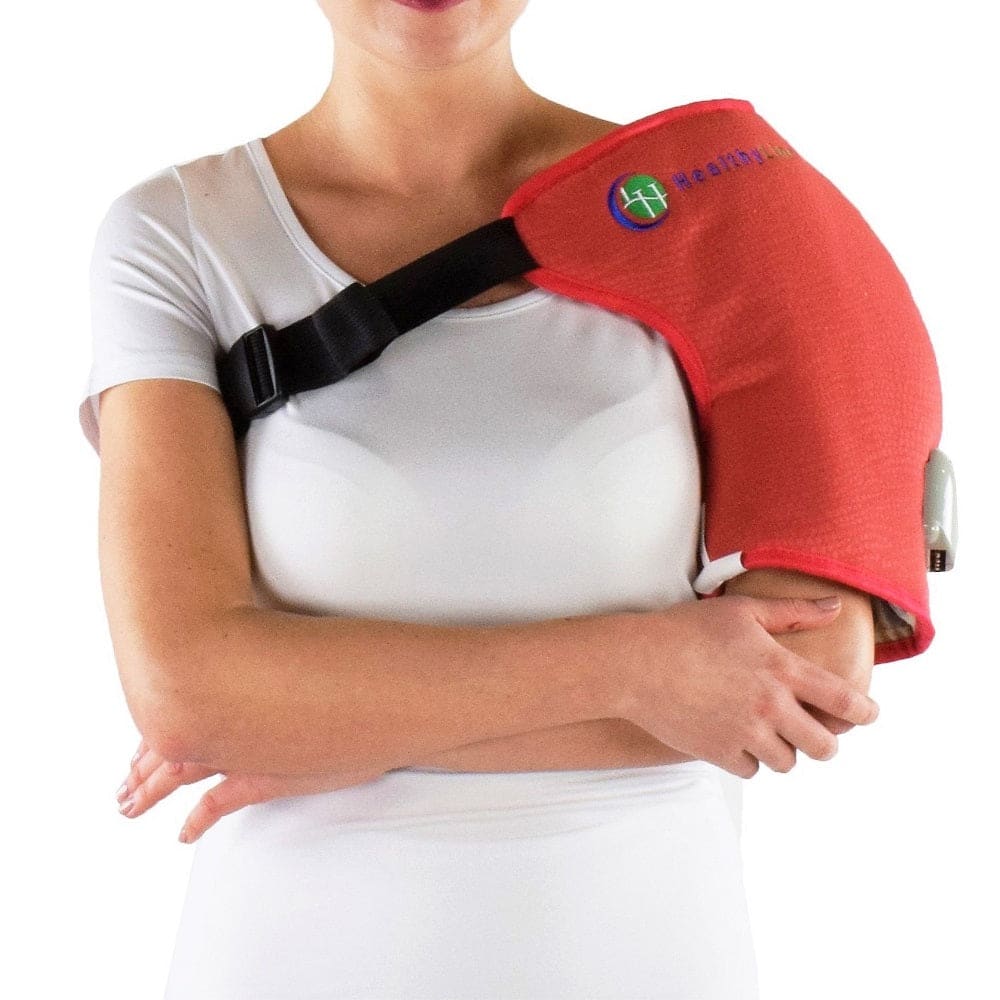 Amethyst One-Shoulder Pad Soft InfraMat Pro by Healthyline - The Sauna World