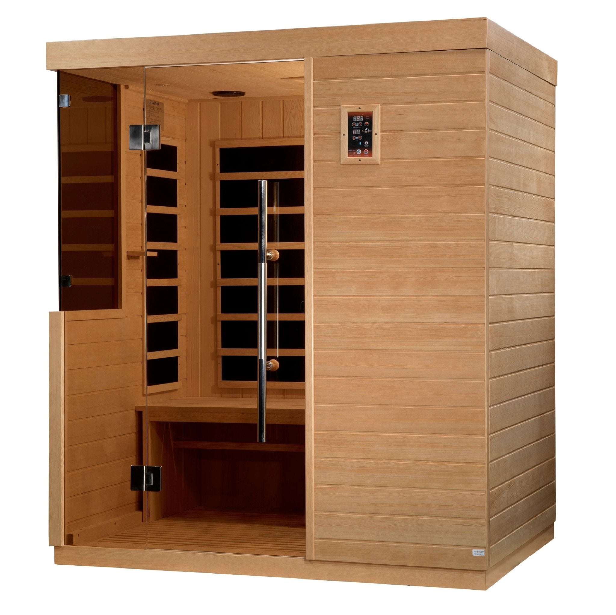 Bilbao 3 Person Ultra Low EMF FAR Infrared Sauna - The Sauna World