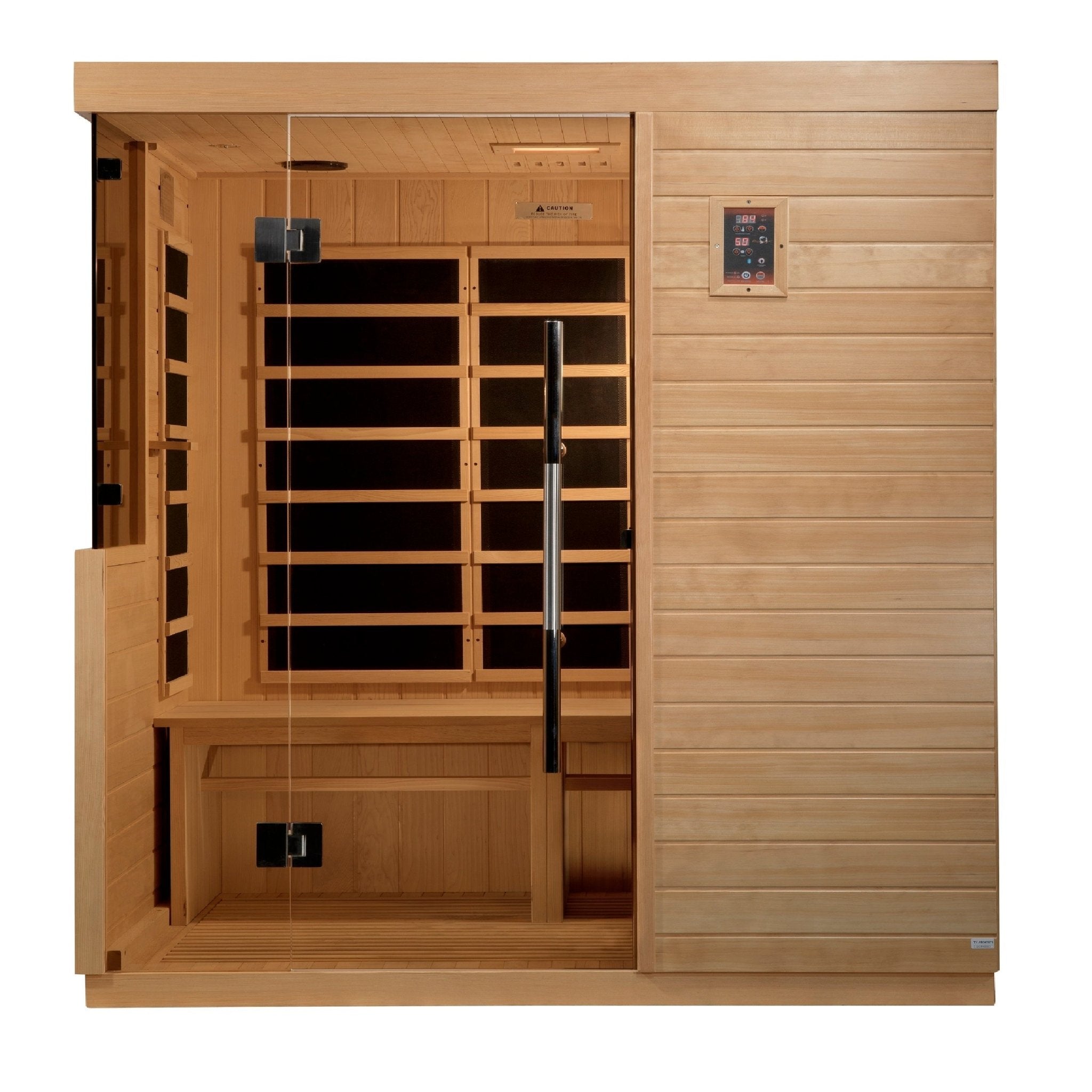 Bilbao 3 Person Ultra Low EMF FAR Infrared Sauna - The Sauna World