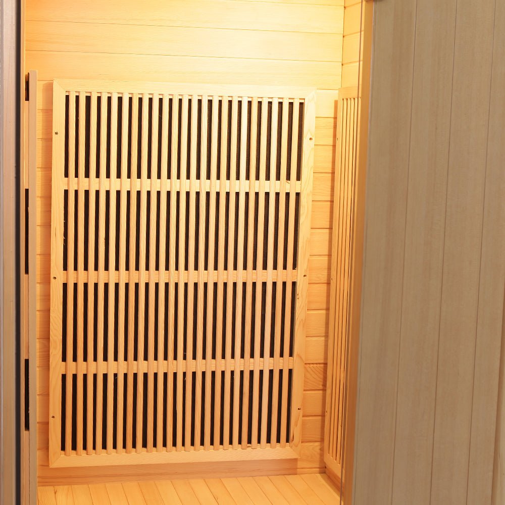 Carbon Heaters Glass Door Infrared Sauna Room - The Sauna World