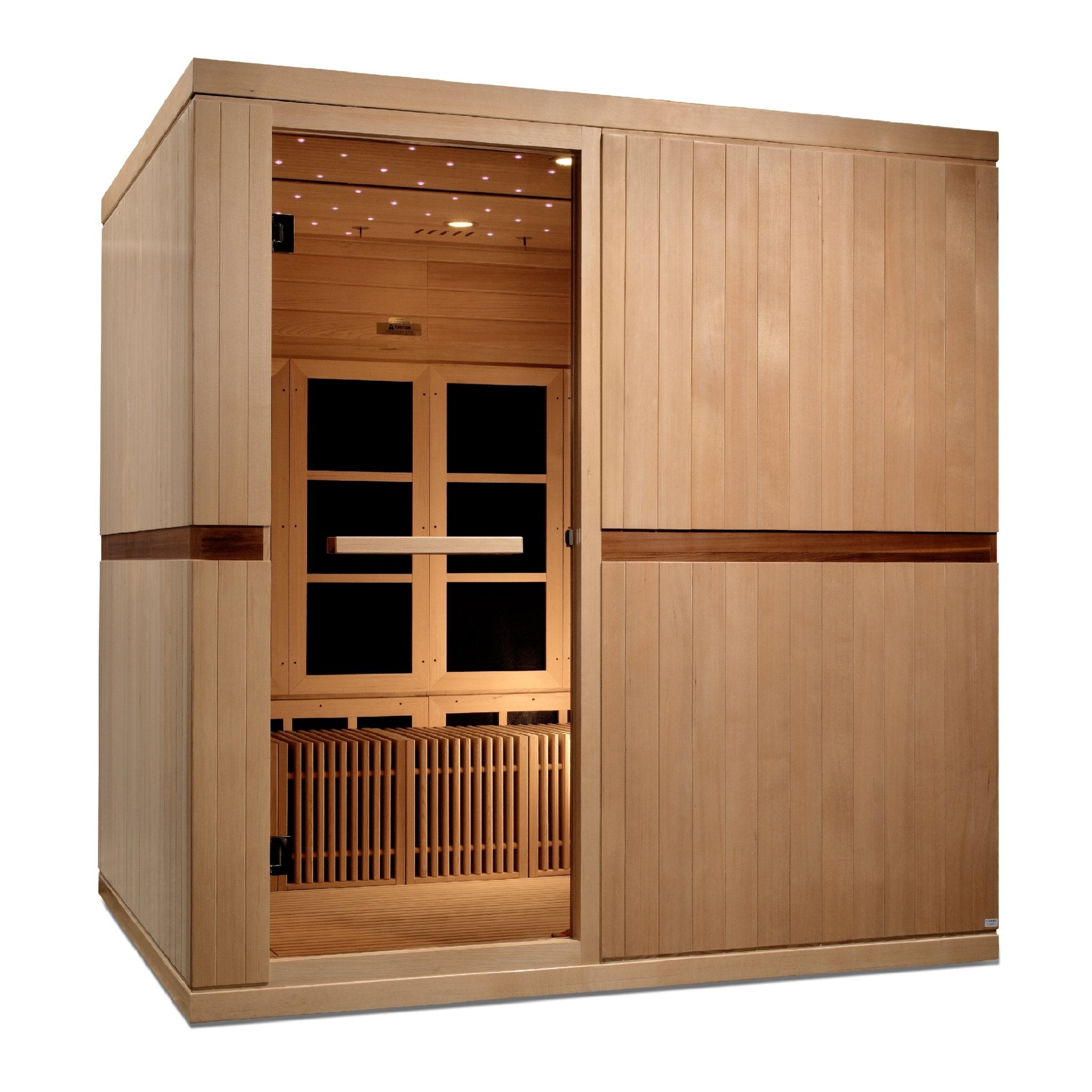 Catalonia 8 Person Ultra Low EMF FAR Infrared Sauna - The Sauna World