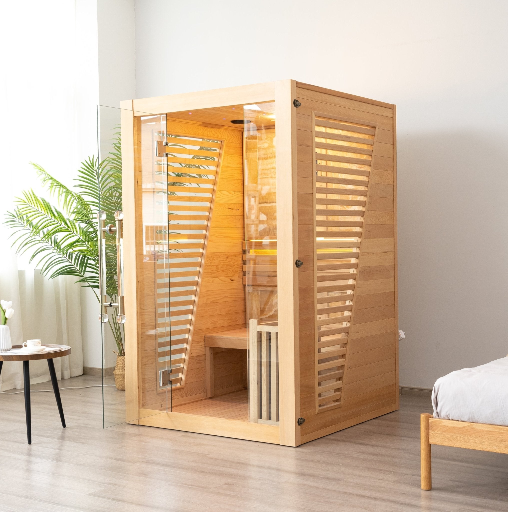 Commercial Red Cedar Hemlock Steam Sauna Room - The Sauna World