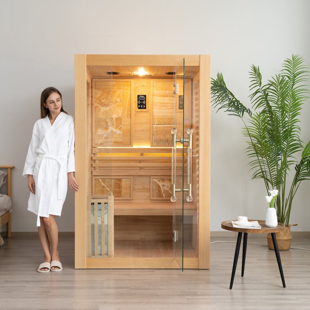 Commercial Red Cedar Hemlock Steam Sauna Room - The Sauna World