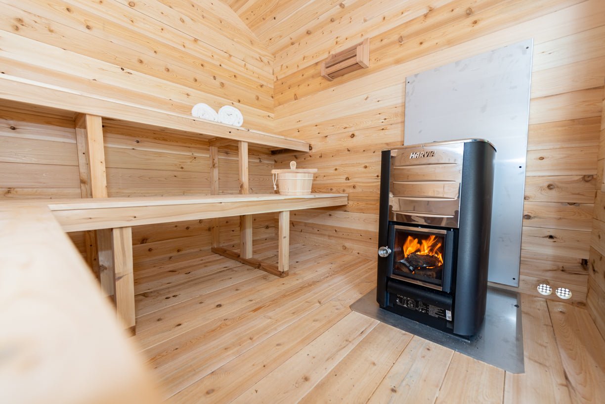 Dundalk Leisure Canadian Timber Georgian Cabin Sauna CTC88W - The Sauna World