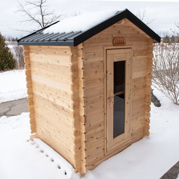 Dundalk Leisure Canadian Timber Granby Cabin Sauna CTC66W - The Sauna World