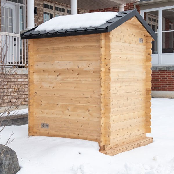 Dundalk Leisure Canadian Timber Granby Cabin Sauna CTC66W - The Sauna World