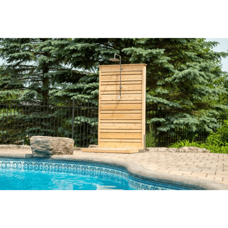 Dundalk Leisure Craft Canadian Timber Savannah Standing Shower - The Sauna World