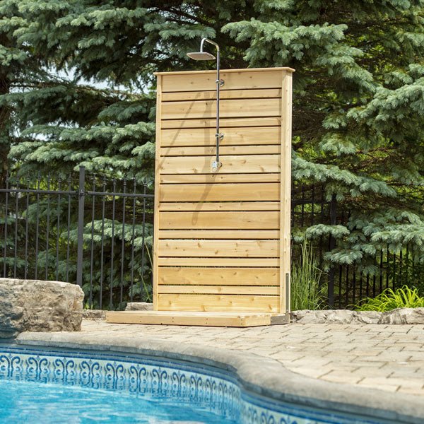 Dundalk Leisure Craft Canadian Timber Savannah Standing Shower - The Sauna World