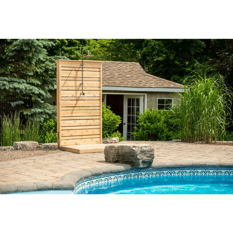 Dundalk Leisure Craft Canadian Timber Savannah Standing Shower - The Sauna World