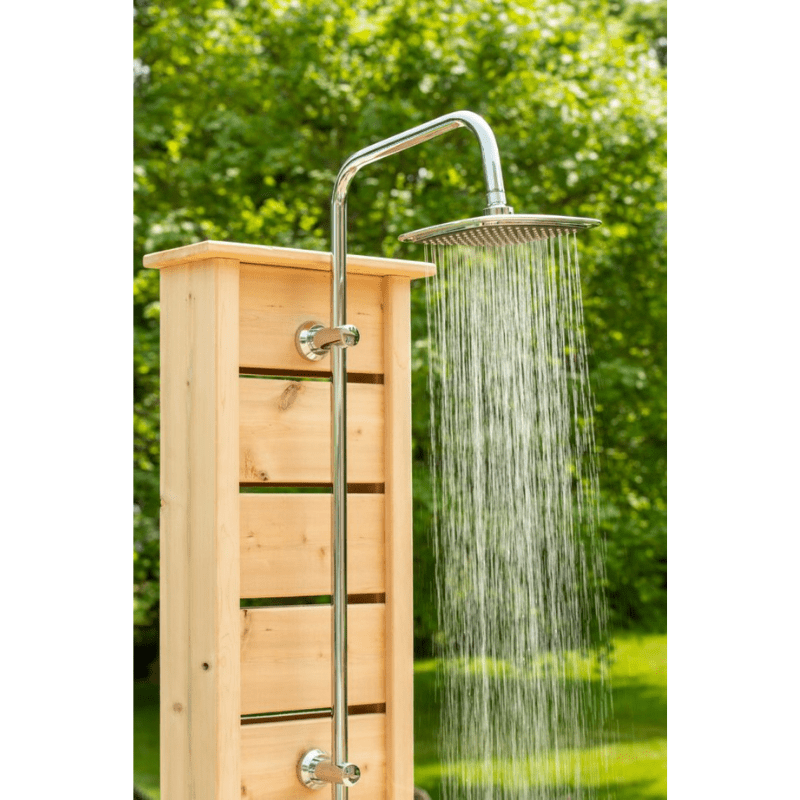 Dundalk Leisure Craft Canadian Timber Sierra Pillar Shower - The Sauna World