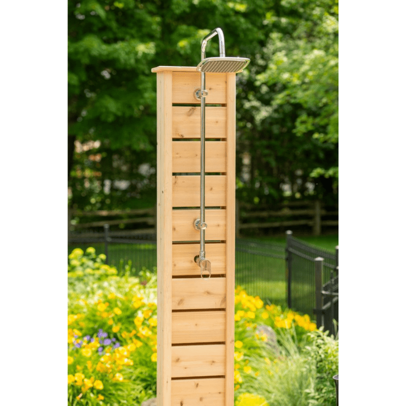 Dundalk Leisure Craft Canadian Timber Sierra Pillar Shower - The Sauna World