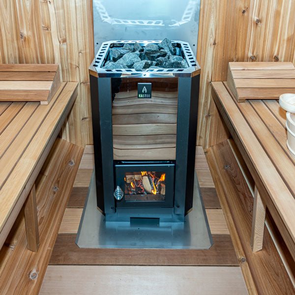 Dundalk Leisure Craft Candian Timber Georgian Cabin Sauna with Changeroom - The Sauna World