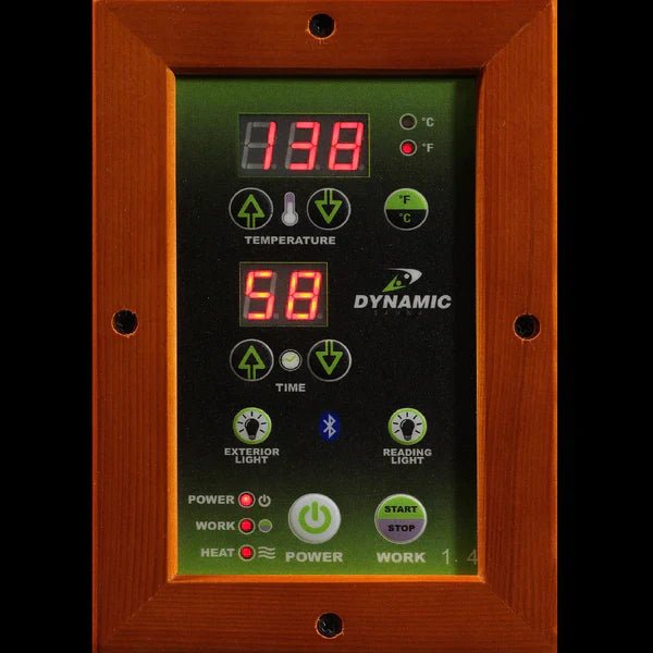 Dynamic Sauna Barcelona Edition 2-Person Far Infrared Sauna DYN-6106-01 - The Sauna World