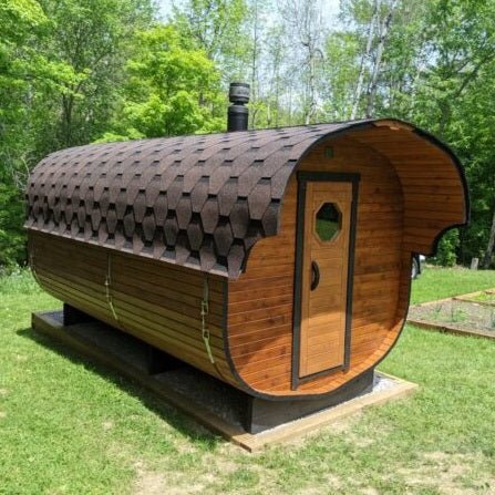 Economy Outdoor Barrel Sauna（2-6 people） - The Sauna World