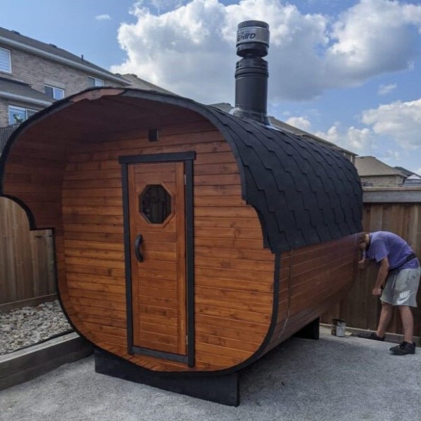 Economy Outdoor Barrel Sauna（2-6 people） - The Sauna World