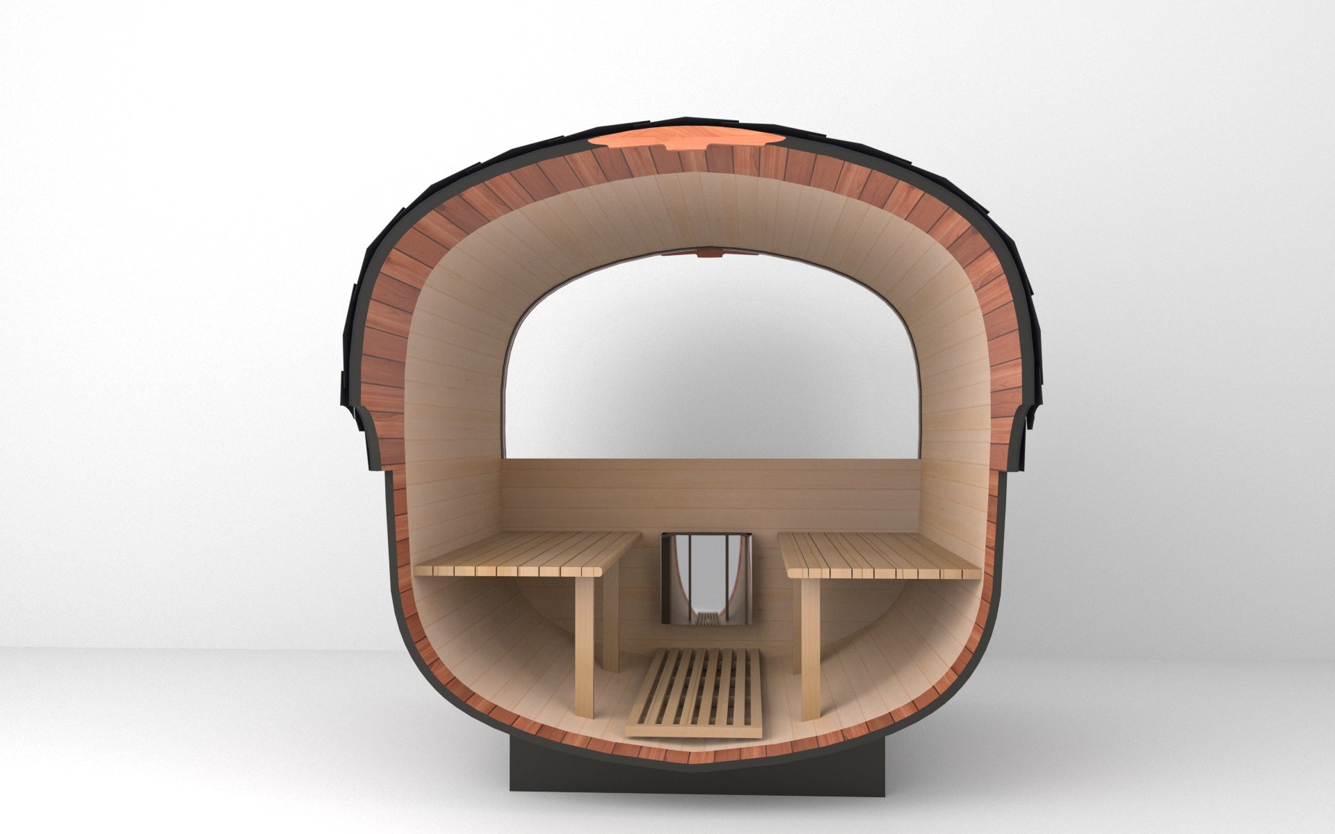 Economy Outdoor Barrel Sauna（2-6 people） - The Sauna World