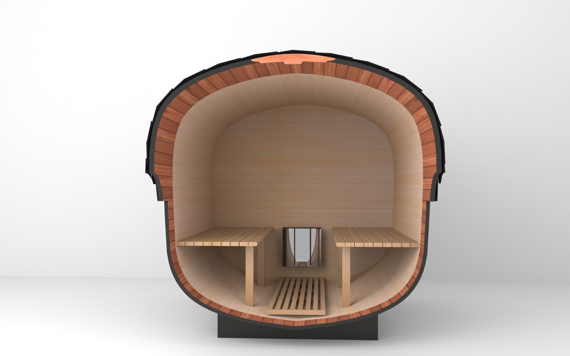 Economy Outdoor Barrel Sauna（2-6 people） - The Sauna World