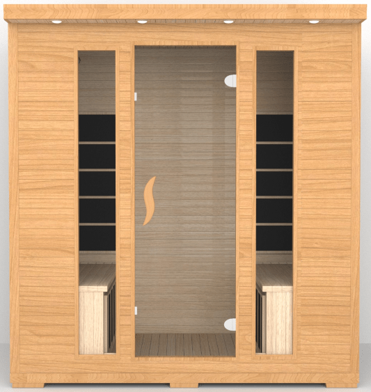 Far Infrared Sauna Room Wood Sauna Low EMF Carbon Panel - The Sauna World