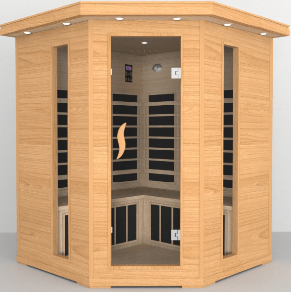 Far Infrared Sauna Room Wood Sauna Low EMF Carbon Panel - The Sauna World