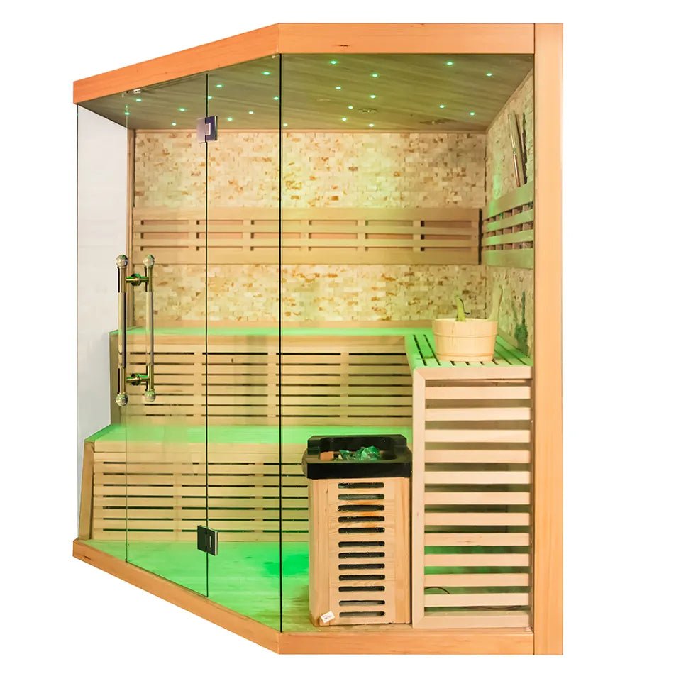 Finland Luxury Traditional Steam Sauna Room - The Sauna World