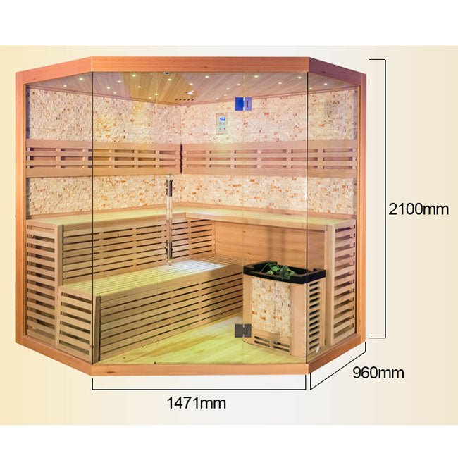 Finland Luxury Traditional Steam Sauna Room - The Sauna World