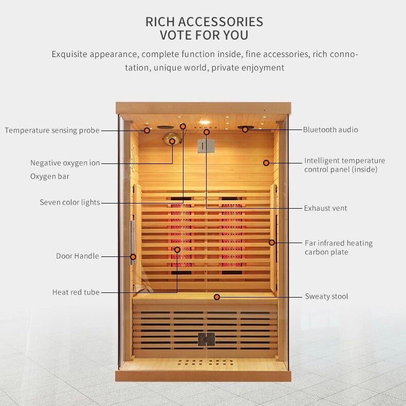 Full Spectrum Far Infrared Solid Wood Sauna - The Sauna World