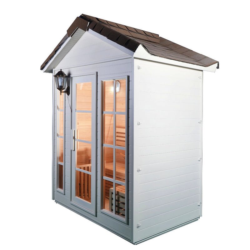 Garden Waterproof Traditional Sauna Steam Room - The Sauna World