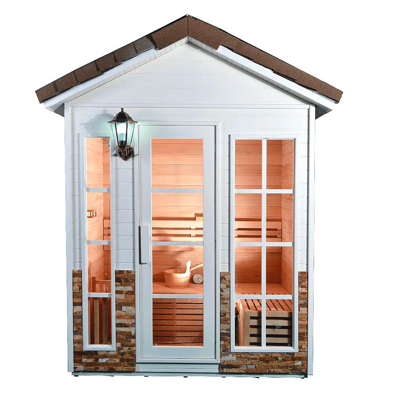 Garden Waterproof Traditional Sauna Steam Room - The Sauna World