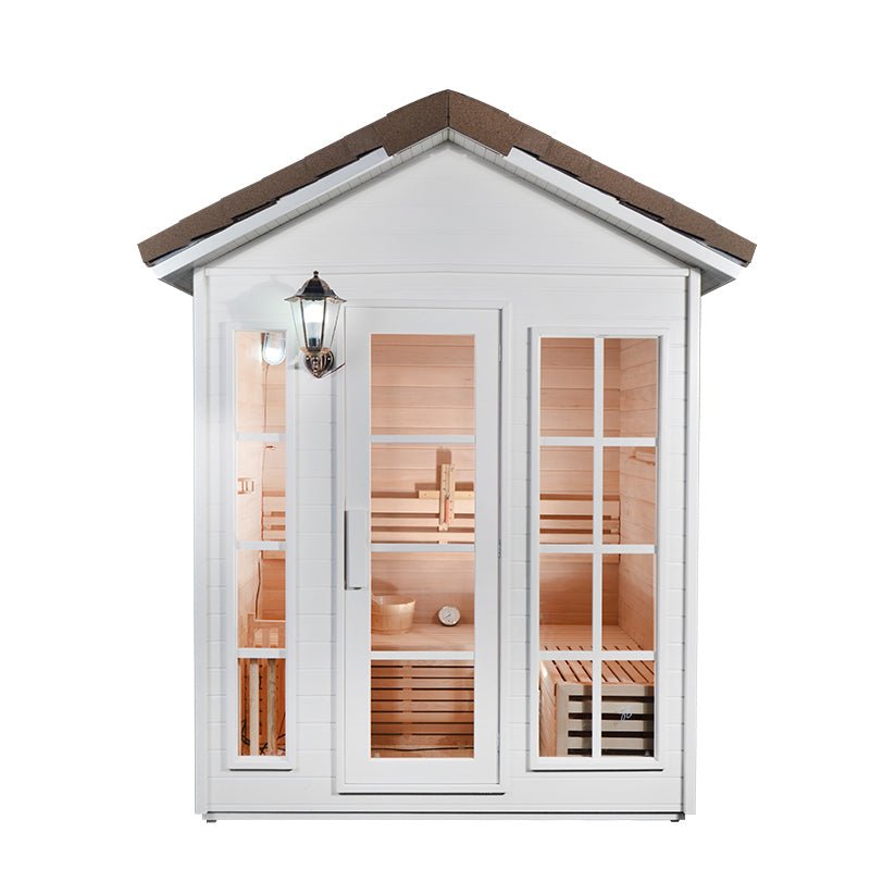 Garden Waterproof Traditional Sauna Steam Room - The Sauna World