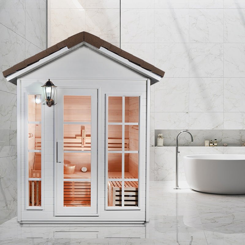 Garden Waterproof Traditional Sauna Steam Room - The Sauna World