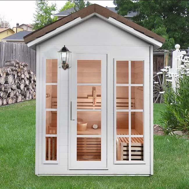 Garden Waterproof Traditional Sauna Steam Room - The Sauna World