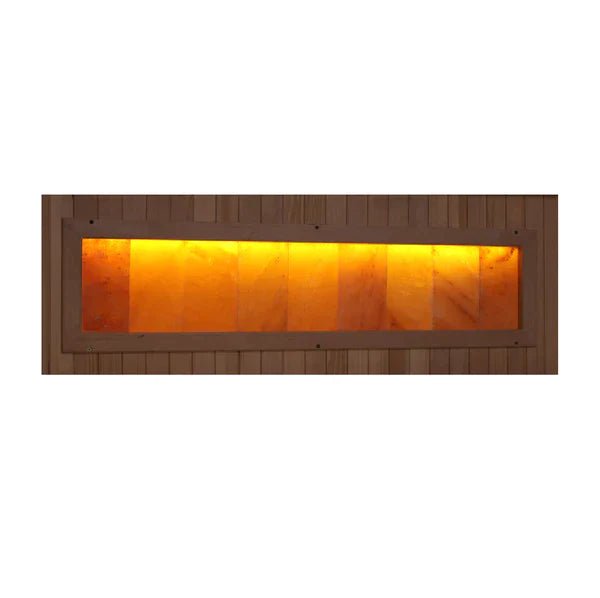 Golden Designs 2 Person Full Spectrum Sauna with Himalayan Salt - The Sauna World