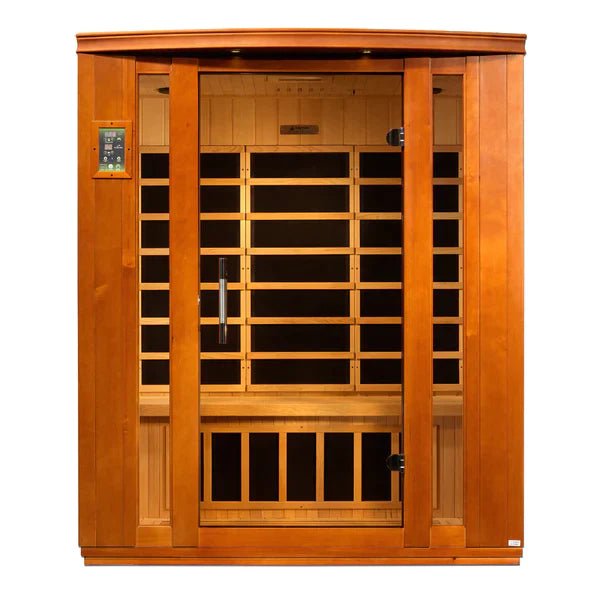 Golden Designs Bellagio - 3 Person Low EMF FAR Infrared Sauna - The Sauna World