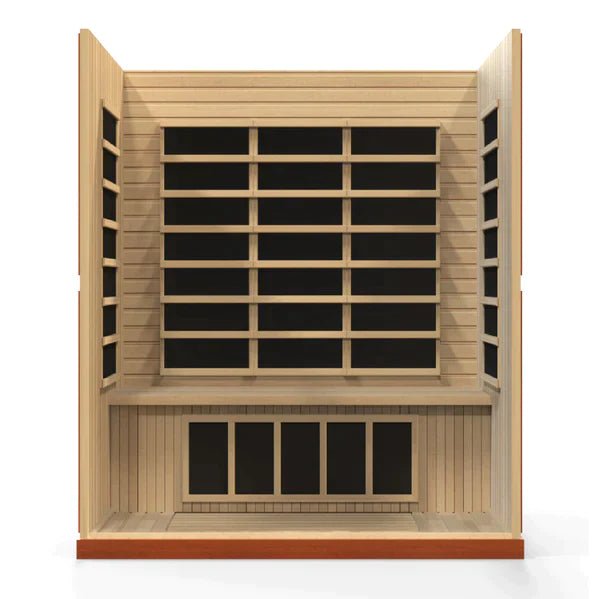 Golden Designs Bergamo - 4 Person Low EMF FAR Infrared Sauna - The Sauna World