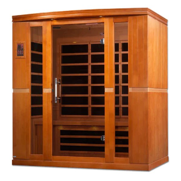 Golden Designs Bergamo - 4 Person Low EMF FAR Infrared Sauna - The Sauna World