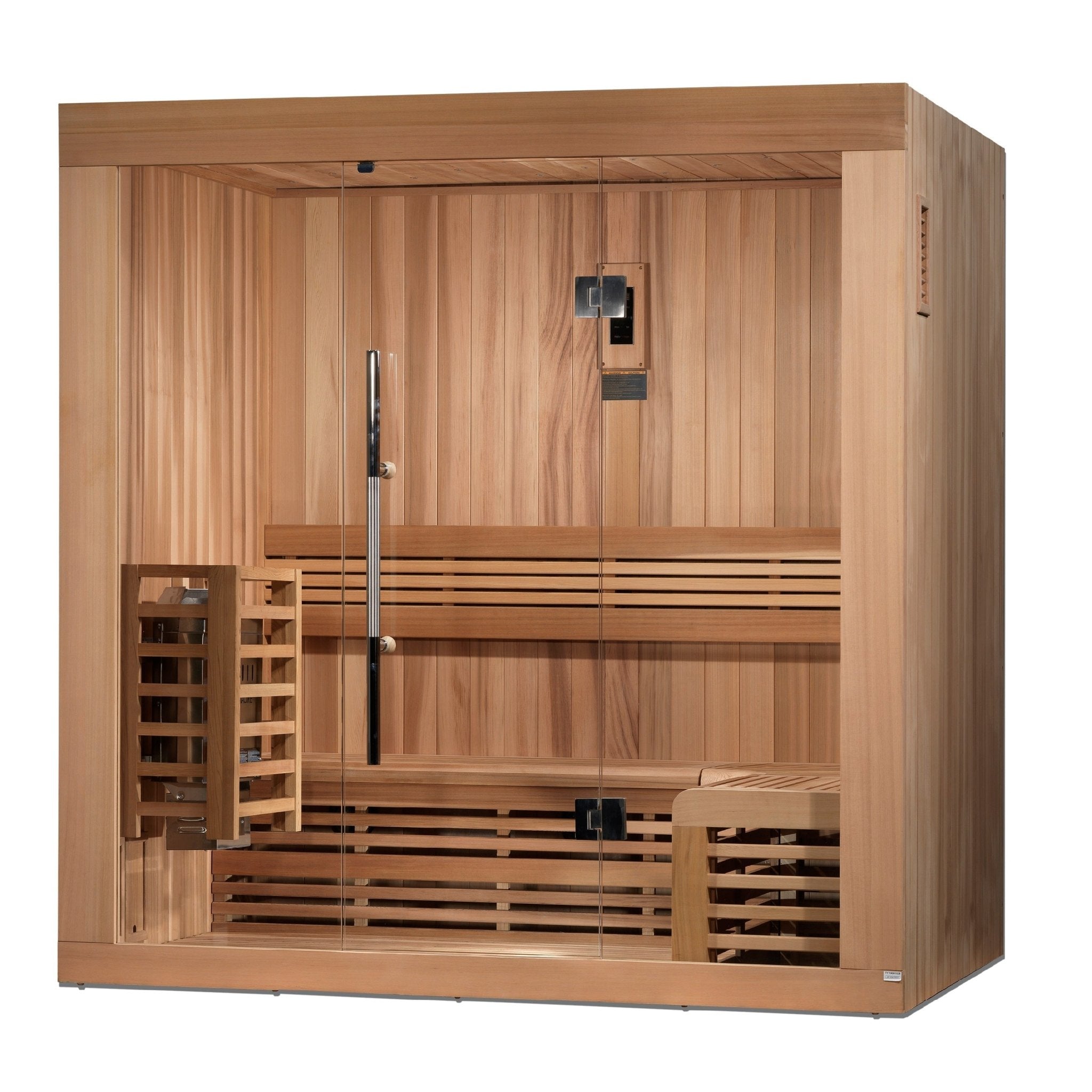 Golden Designs "Copenhagen Edition" 3 Person Traditional Steam Sauna - Canadian Red Cedar - The Sauna World