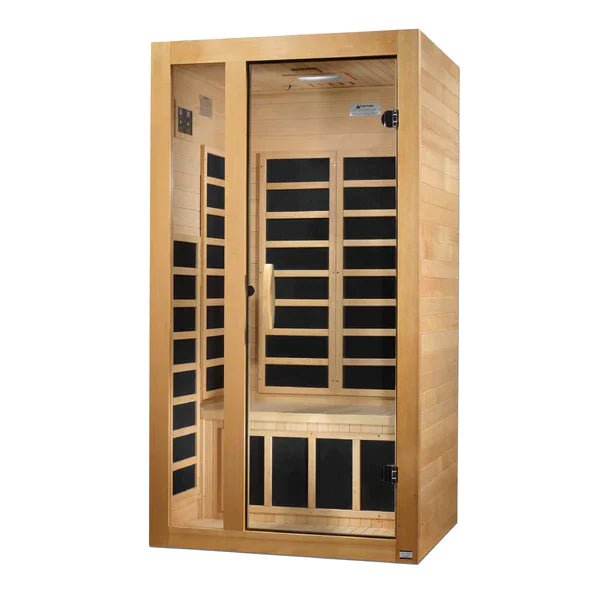 Golden Designs Gracia - 1-2 Person Low EMF FAR Infrared Sauna - The Sauna World