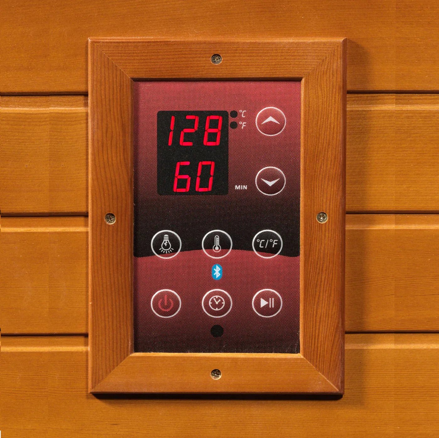 Golden Designs Monaco - 6 Person Near Zero EMF FAR Infrared Sauna - The Sauna World