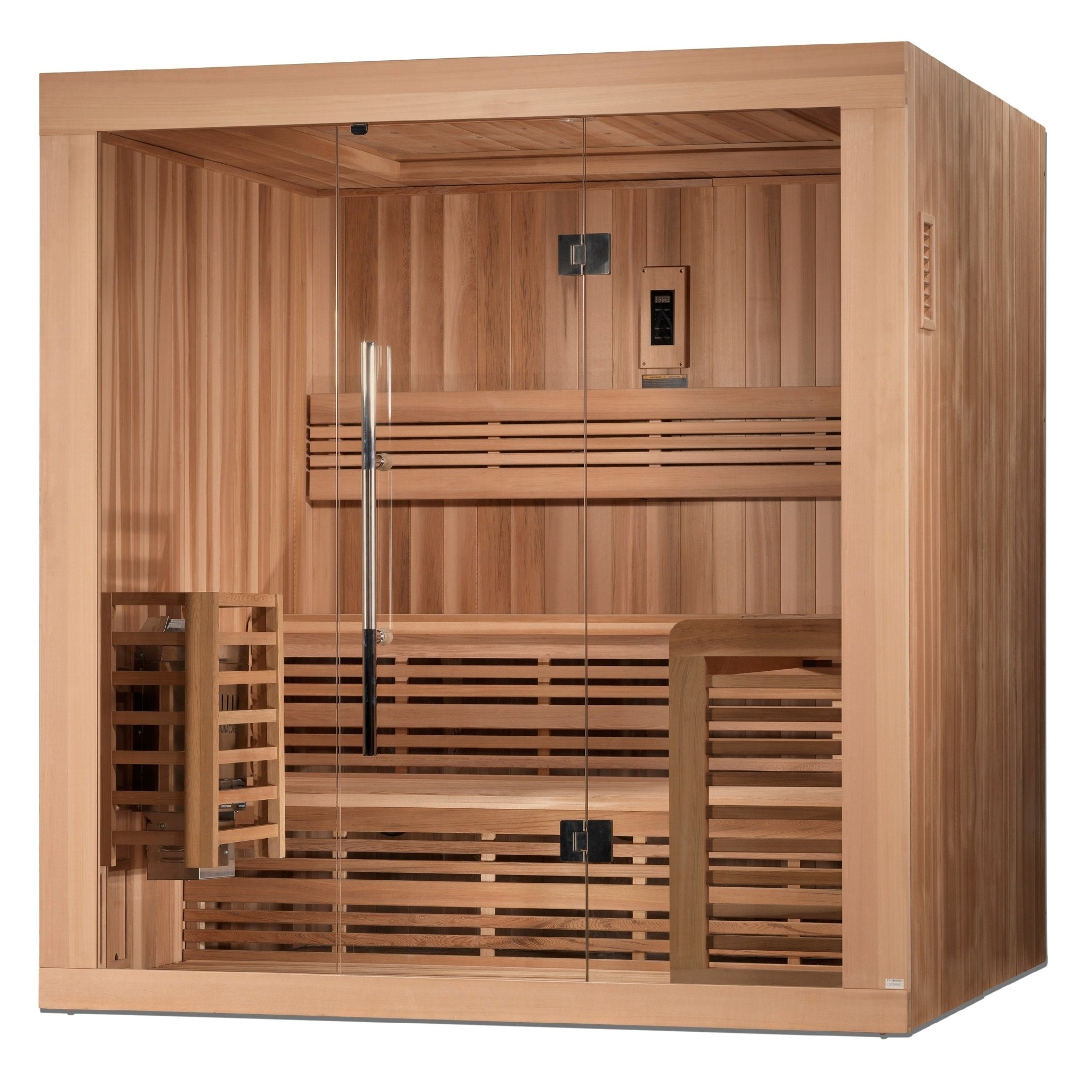 Golden Designs "Osla Edition" 6 Person Traditional Steam Sauna - Canadian Red Cedar - The Sauna World