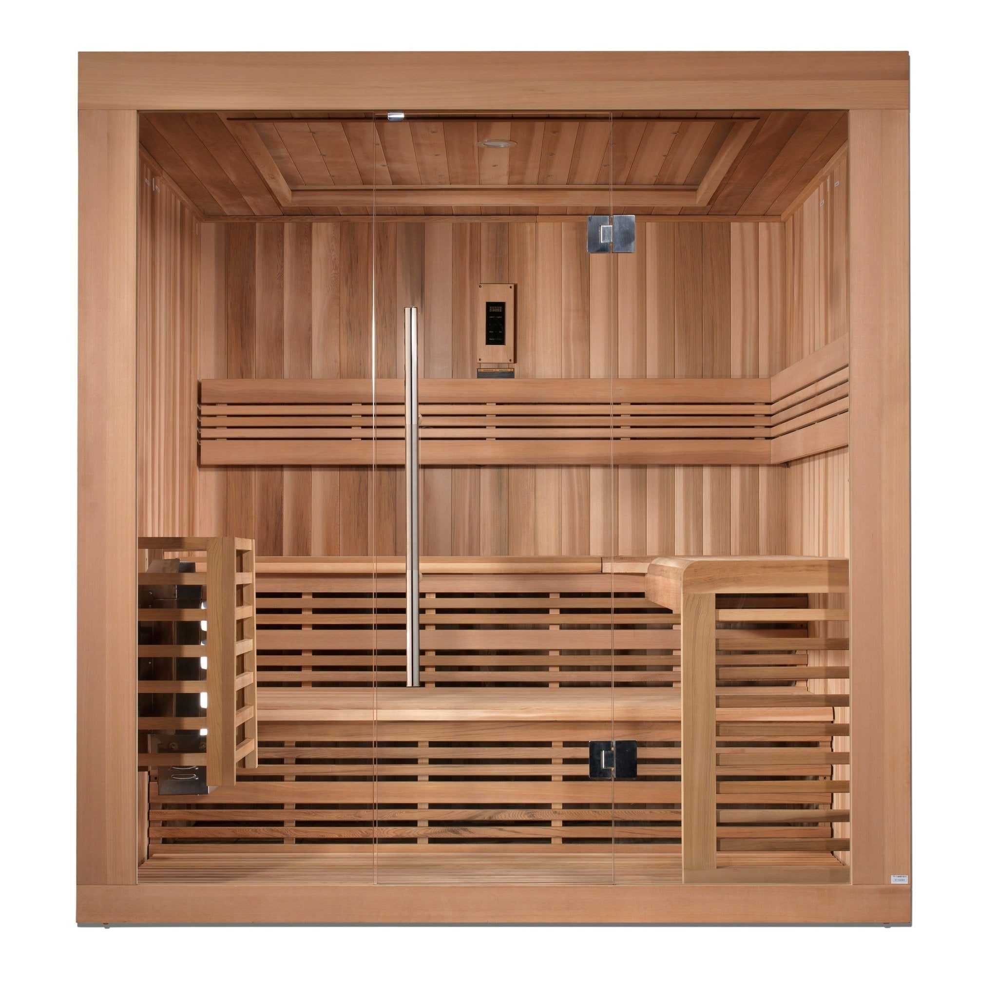 Golden Designs "Osla Edition" 6 Person Traditional Steam Sauna - Canadian Red Cedar - The Sauna World