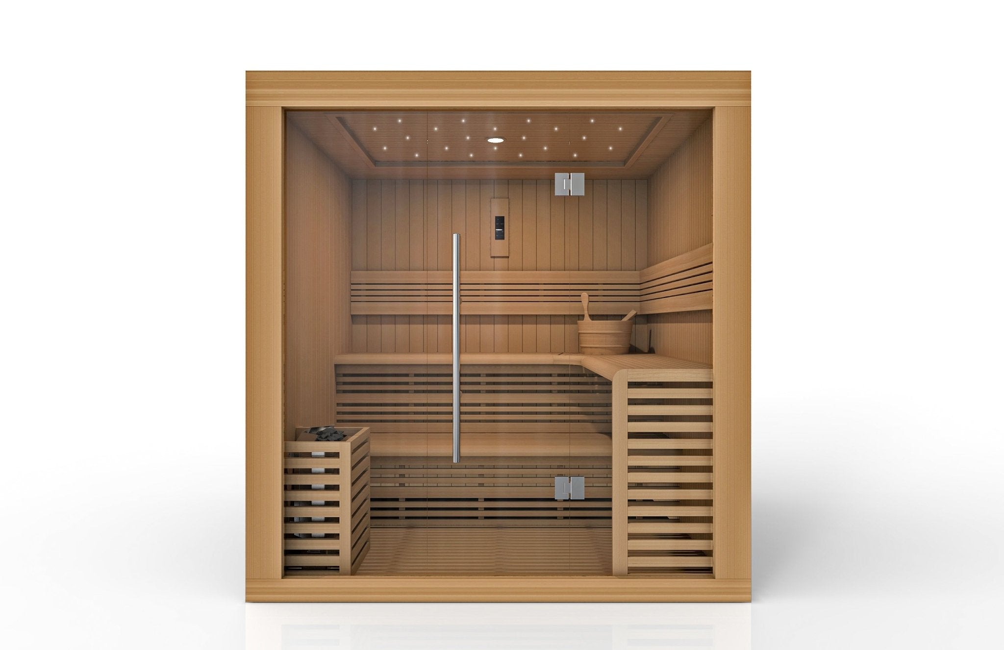 Golden Designs "Osla Edition" 6 Person Traditional Steam Sauna - Canadian Red Cedar - The Sauna World