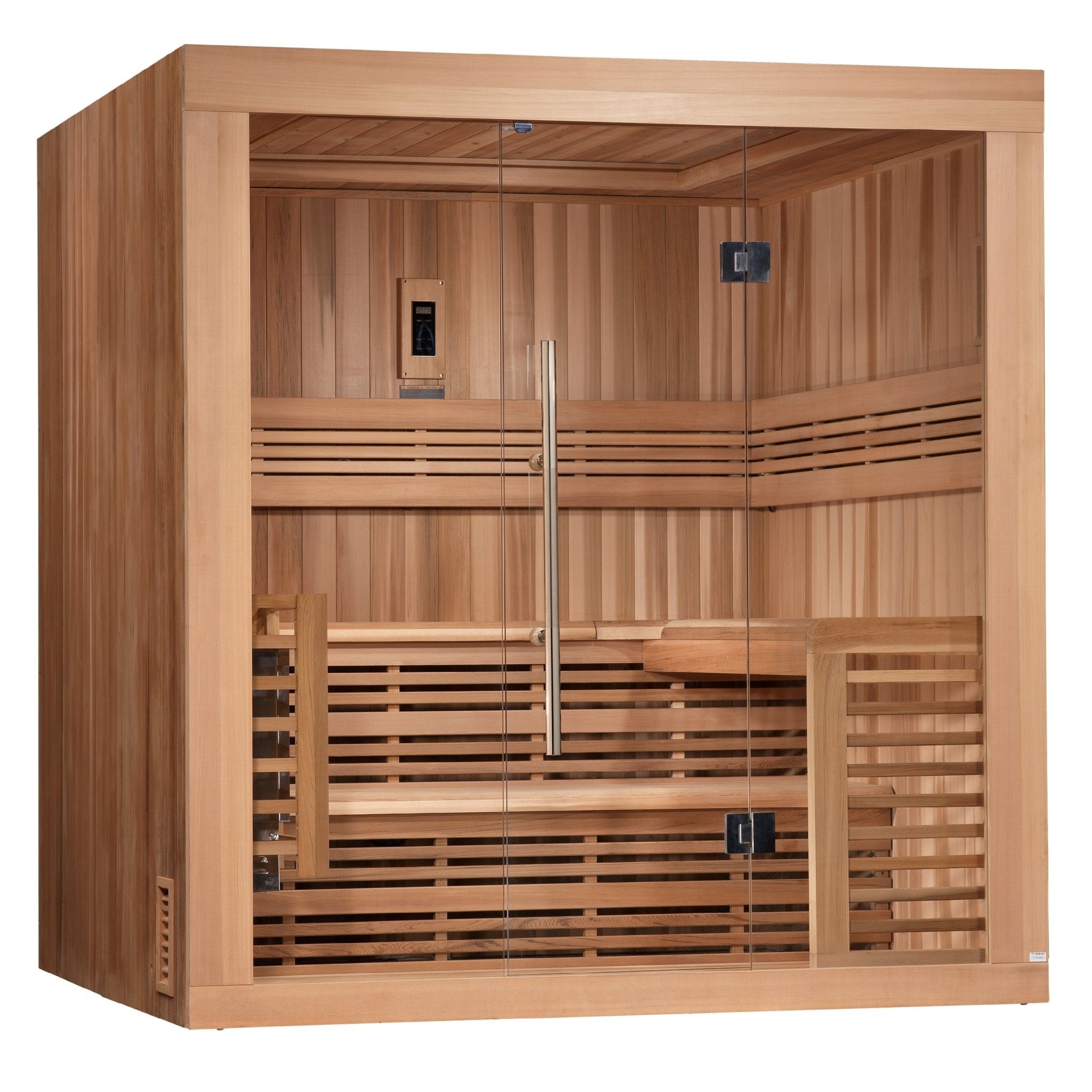 Golden Designs "Osla Edition" 6 Person Traditional Steam Sauna - Canadian Red Cedar - The Sauna World