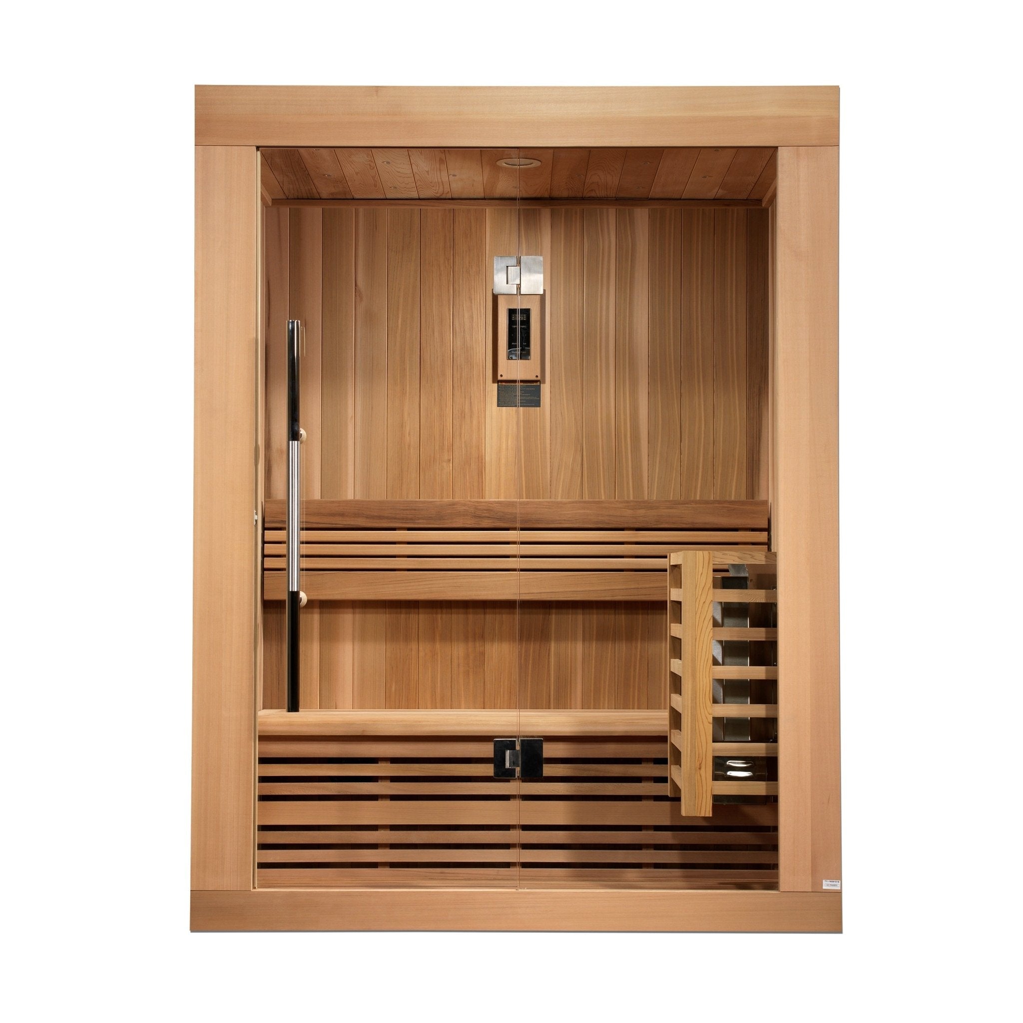 Golden Designs "Sundsvall Edition" 2 Person Traditional Steam Sauna - Canadian Red Cedar - The Sauna World