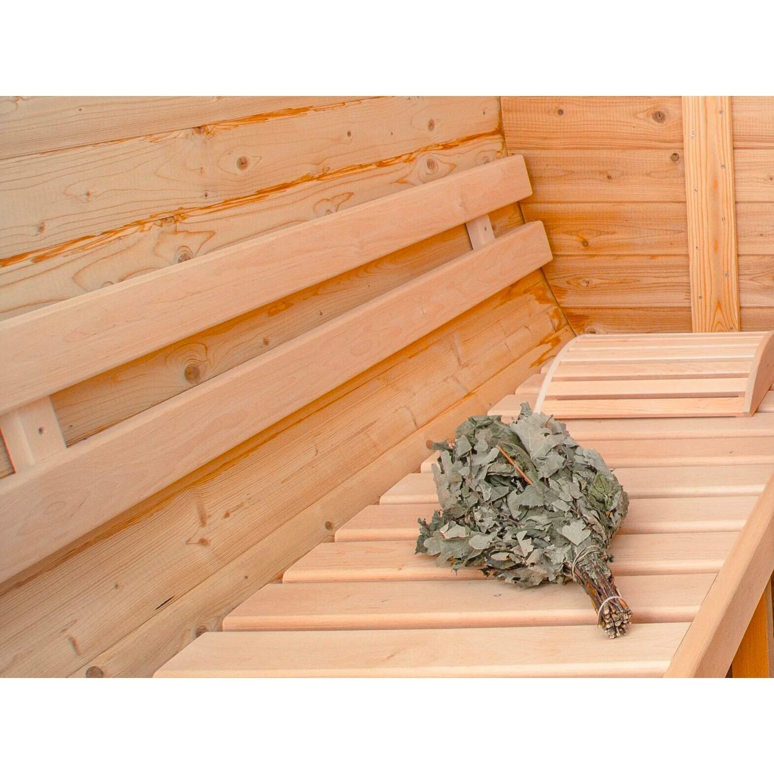 Hemlock Wood Garden Barrel Sauna - The Sauna World