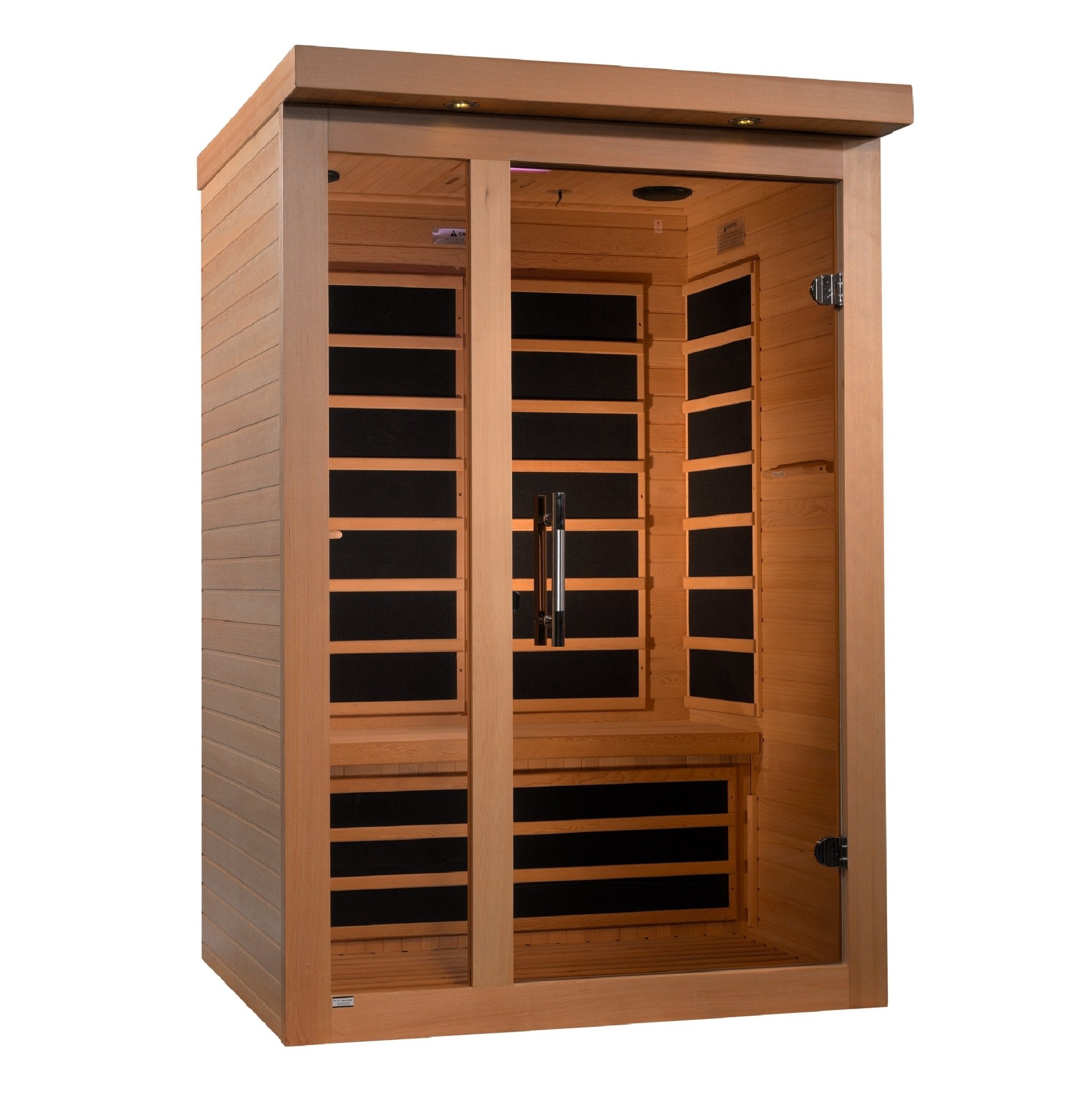 Llumeneres 2 Person Ultra Low EMF FAR Infrared Sauna - The Sauna World