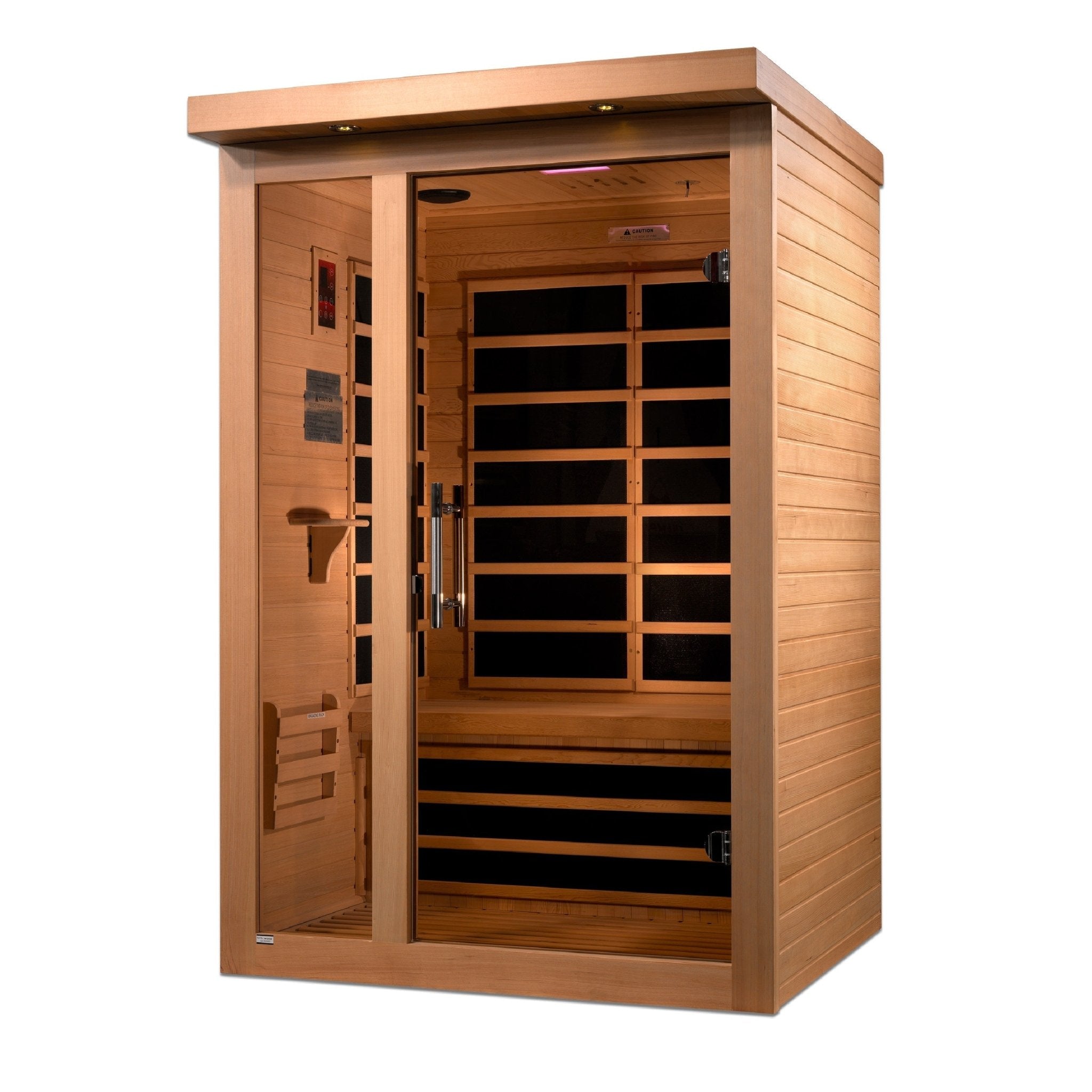 Llumeneres 2 Person Ultra Low EMF FAR Infrared Sauna - The Sauna World