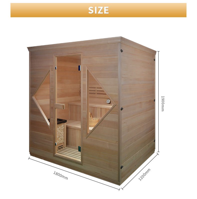 Luxury Traditional Wood Spa Dry Sauna Room - The Sauna World