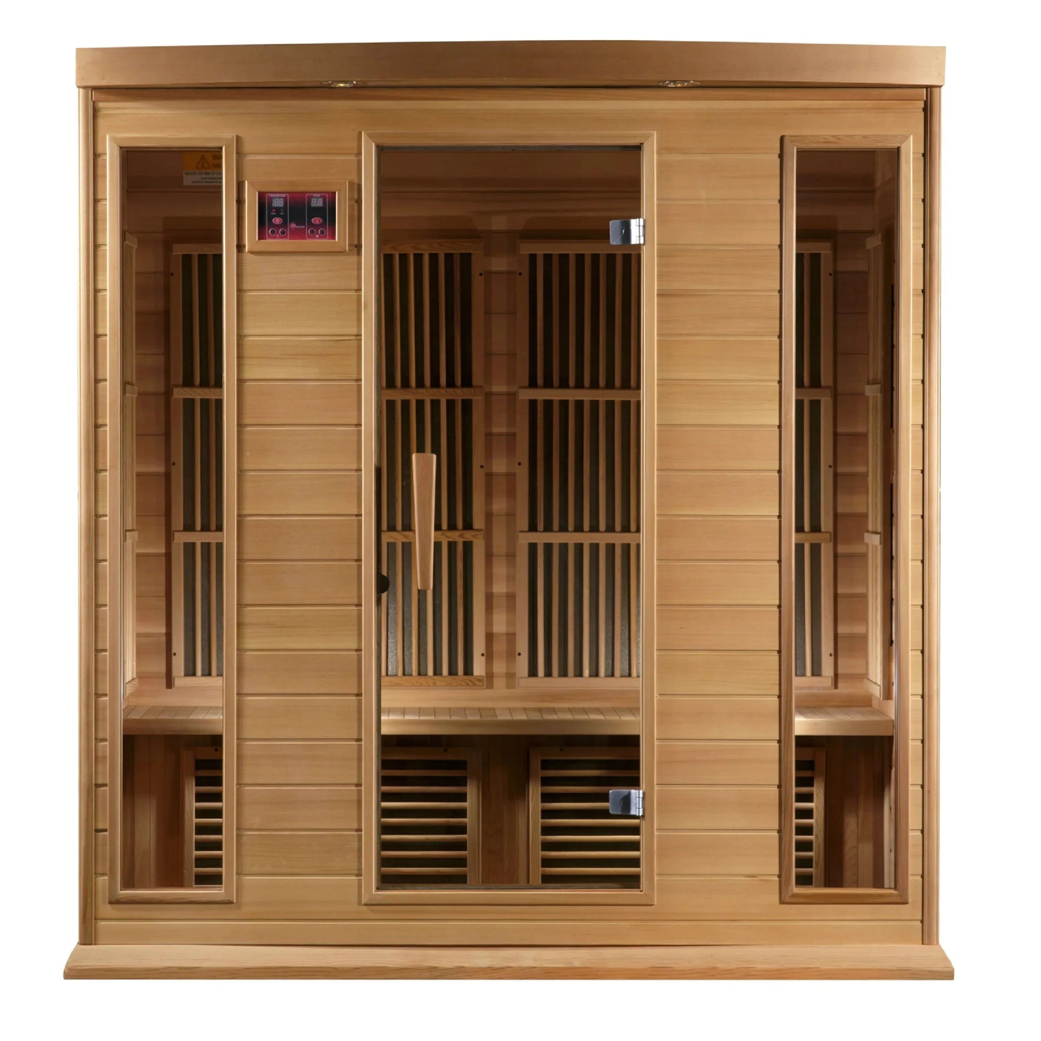 Maxxus "Chaumont Edition" 4 Person Near Zero EMF FAR Infrared Sauna - Canadian Red Cedar - The Sauna World